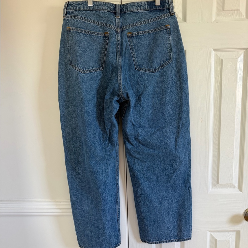 Abercrombie Curve Love High Rise Loose Jeans Medium Wash 31 Short - Picture 5 of 6